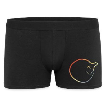 Cat in retro look - Men's Boxer Shorts - black - Front