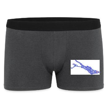Poissons du lac de Constance - Boxer Homme - charbon - Devant
