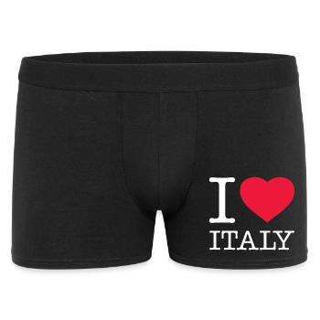 I LOVE ITALY Italien - Men's Boxer Shorts - black - Front