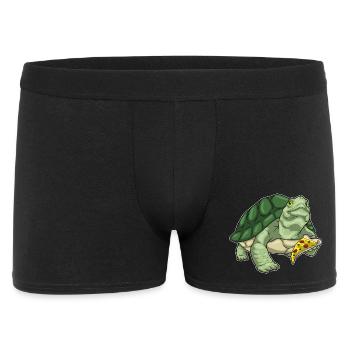 Turtle Pizza - Men's Boxer Shorts - black - Front