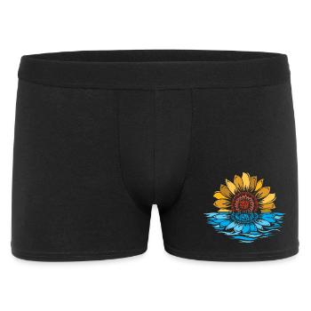 Tournesol, Mer, Coucher De Soleil, Fleurs, L’Eau - Boxer Homme - noir - Devant