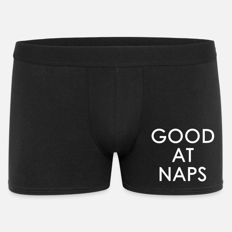 Good At Naps - Männer Boxer Shorts - Schwarz
