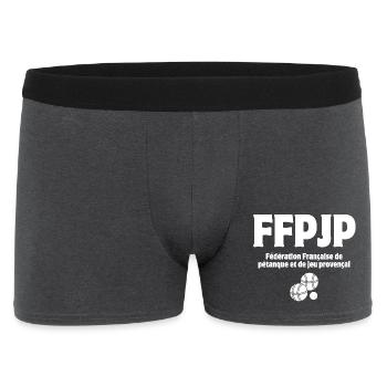 Pétanque, Pétanque-Spieler, Pétanqueur - Männer Boxer Shorts - Anthrazit - Vorne