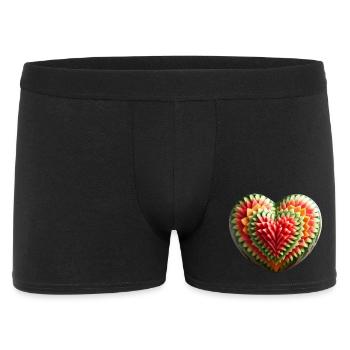 A melon heart - Men's Boxer Shorts - black - Front