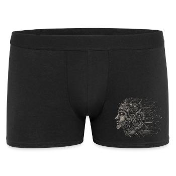 Brain in circuit design - Men's Boxer Shorts - black - Front