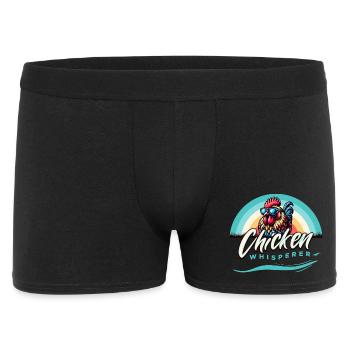 Chicken Whisperer Chicken Fan Stylized - Men's Boxer Shorts - black - Front