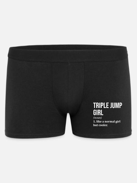 Triple Jump Triple Jump Triple Jump - Men's Boxer Shorts - black