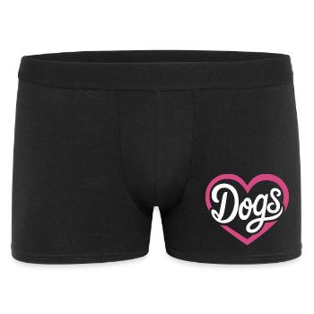 Love Dogs - Men's Boxer Shorts - black - Front
