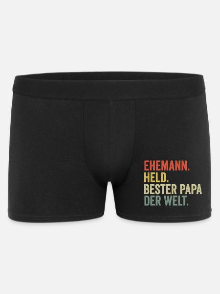 Bester Papa der Welt - Männer Boxer Shorts - Schwarz