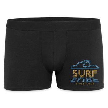 Surf Stoked Club - Surfing Wave - Men's Boxer Shorts - black - Front