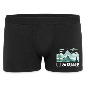 Ultra coureur - Boxer Homme - noir - Devant