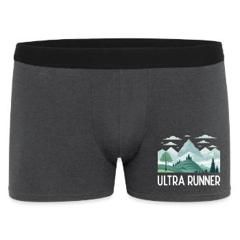 Ultra coureur - Boxer Homme - charbon - Devant