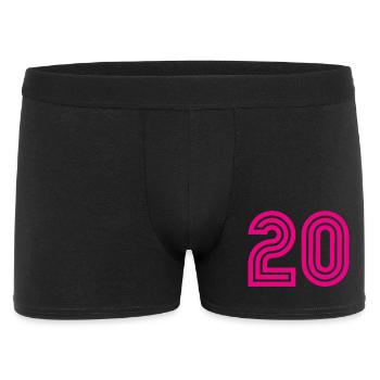 20. 20th ANNIVERSARY. 20 YEARS ANNIVERSARY. 20 YEARS. - Men's Boxer Shorts - black - Front
