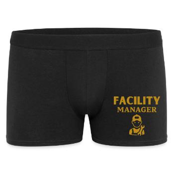 Gestionnaire d’installations - Boxer Homme - noir - Devant