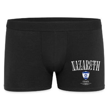 Nazareth Israel, souvenir Nazareth - Men's Boxer Shorts - black - Front