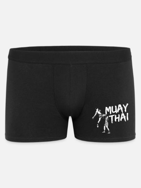 Muay Thai Flying Knee - Men's Boxer Shorts - black