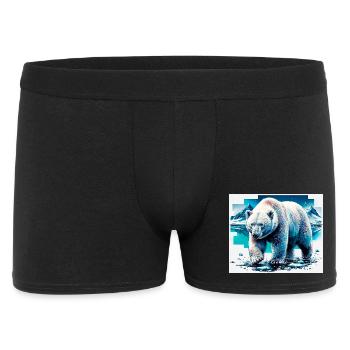 polar bear - Men's Boxer Shorts - black - Front