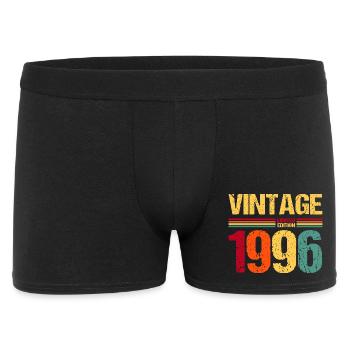 Vintage 1996 Limited Edition 30th Birthday Shirt - Men's Boxer Shorts - black - Front
