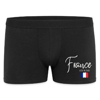 Fabriqué en France, racines françaises - Boxer Homme - noir - Devant