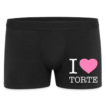 J’adore le gâteau - Boxer Homme - noir - Devant