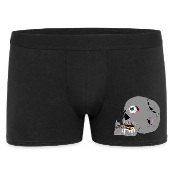 crâne - Boxer Homme - noir - Devant