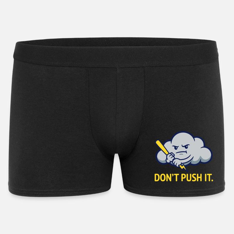 The Grumpy Storm Cloud Warning - Boxer Homme - noir
