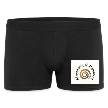 M&P-Logo - Männer Boxer Shorts - Schwarz - Vorne