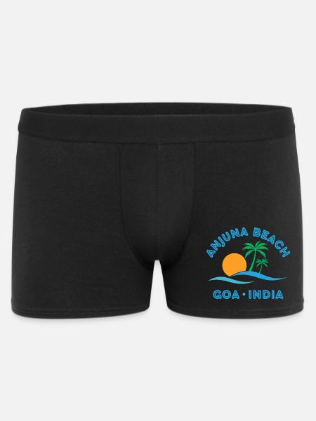 Anjuna Beach Goa Sunset - Men's Boxer Shorts - black