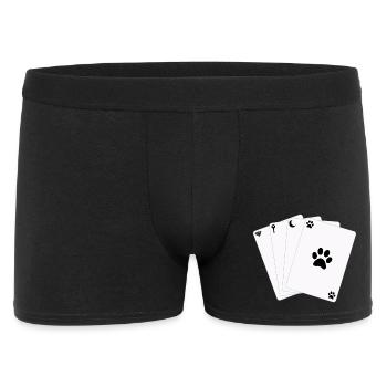 Cards Kartenspiel Game of Life Symbols - Männer Boxer Shorts - Schwarz - Vorne