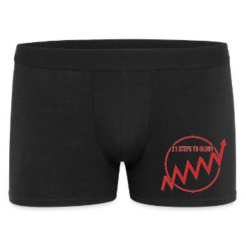 Épingles à cheveux de l’Alpe d’Huez 21 Art cycliste - Boxer Homme - noir - Devant
