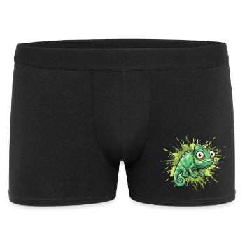 Chameleon Graffiti Splash - Men's Boxer Shorts - black - Front