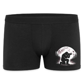 Photographe de Bigfoot - Boxer Homme - noir - Devant