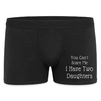 Deux filles Maman Intrépide - Boxer Homme - noir - Devant