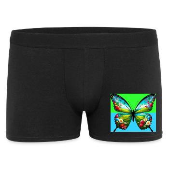 butterfly - Men's Boxer Shorts - black - Front