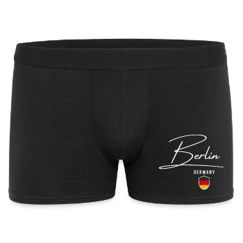 Berlin Germany, elegant design Berlin - Men's Boxer Shorts - black - Front