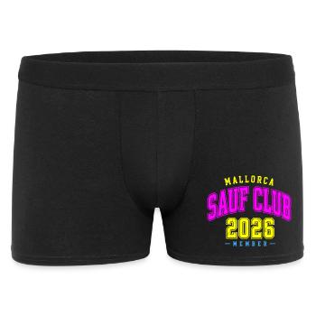 Malle 2026 Sauf Club Member Mallorca 2026 - Men's Boxer Shorts - black - Front