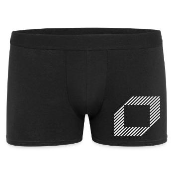 Geometric Square out of lines - Men's Boxer Shorts - black - Front