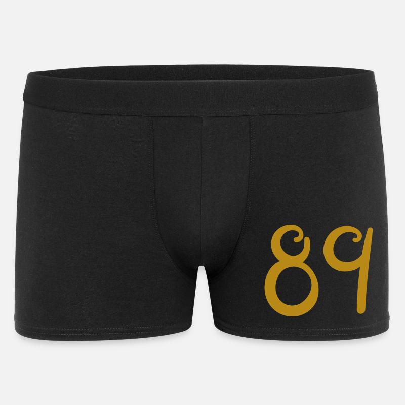 89 - Männer Boxer Shorts - Schwarz