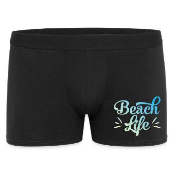 Vie de plage uniquement - Boxer Homme - noir - Devant