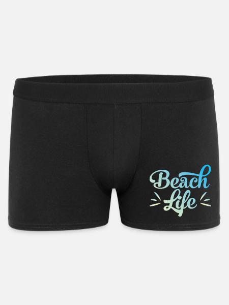 Beach Life only - Men's Boxer Shorts - black