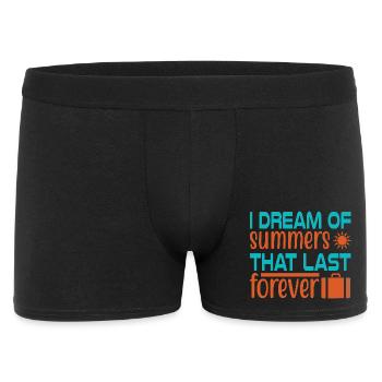 Dream of summer forever - Men's Boxer Shorts - black - Front