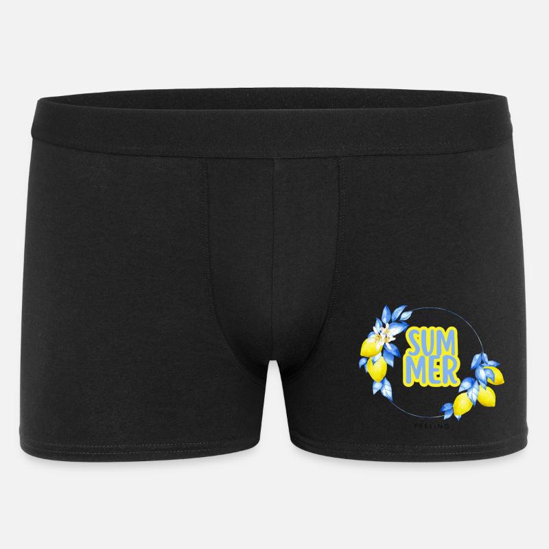 Cercle des citrons d’été - Boxer Homme - noir