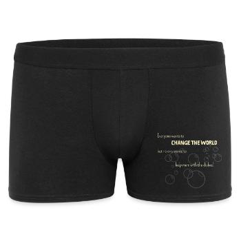 Un bienfaiteur sans amour maternel ;) - Boxer Homme - noir - Devant