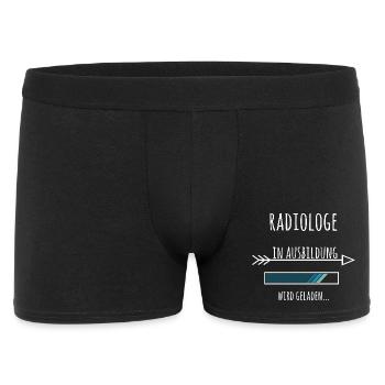 Radiologe Ausbildung Medizinstudium Arzt Medizin - Männer Boxer Shorts - Schwarz - Vorne