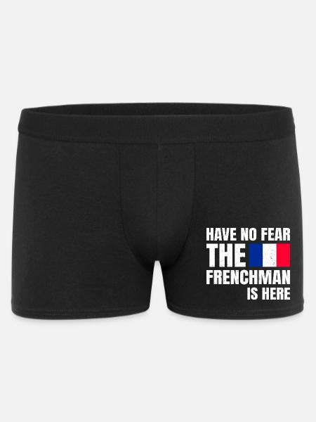 N’aie pas crainte, le Français est là Franzose - Boxer Homme - noir
