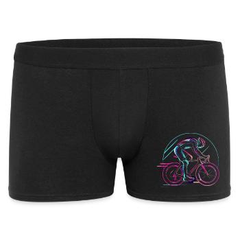 Steampunk cycliste - Boxer Homme - noir - Devant