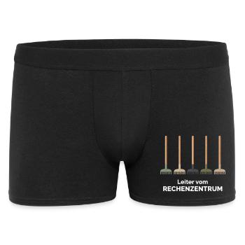 Rechenzentrum Gartenarbeit Landschaftsgärtner - Männer Boxer Shorts - Schwarz - Vorne