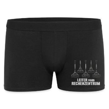 Rechenzentrum Design Gartengeräte Rechen Leiter - Männer Boxer Shorts - Schwarz - Vorne