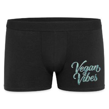 Vegan Vibes Veganism Statement - Men's Boxer Shorts - black - Front