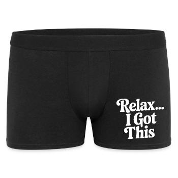 Détends-toi... Je m’en occupe - Boxer Homme - noir - Devant